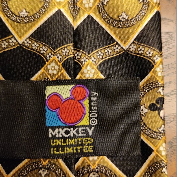 Silky Disney Mickey Mouse Tie - Picture 4 of 5